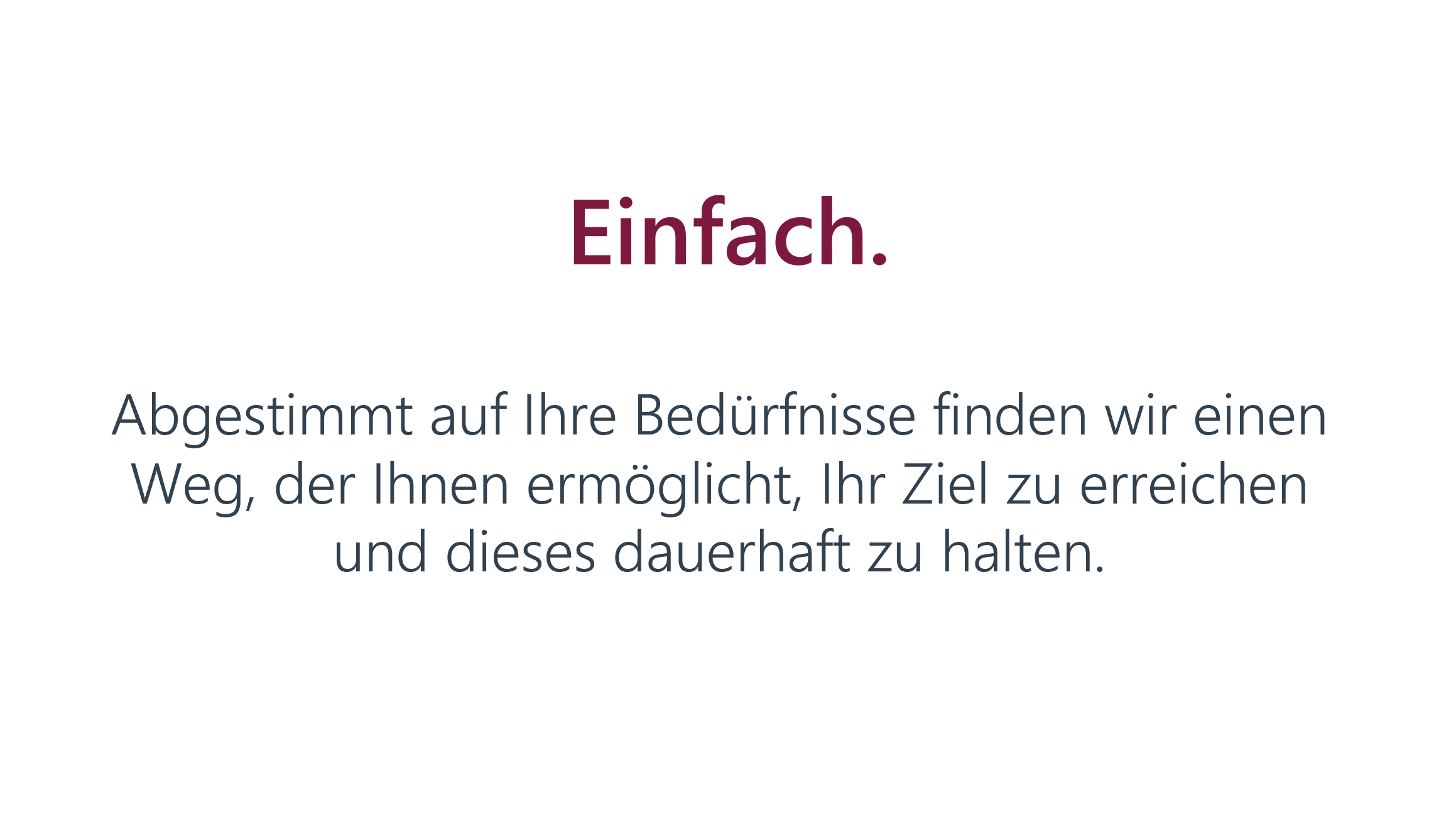 Einfach